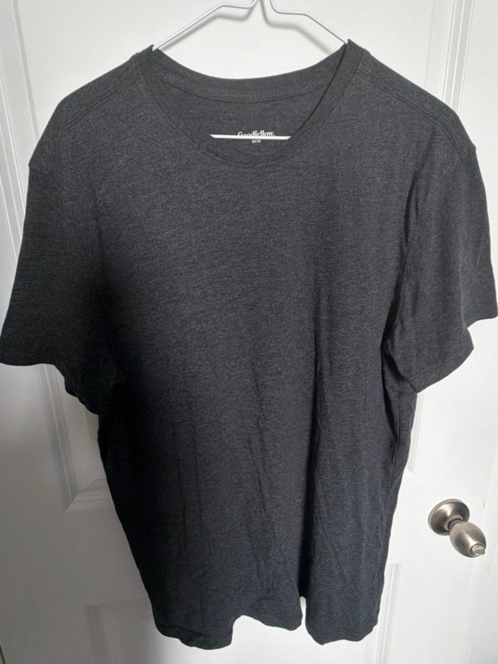 Goodfellow & Co Dark Charcoal Crew Neck Short Sleeve Tee